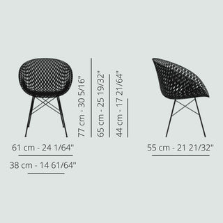 Kartell Smatrik armchair for indoor use - Buy now on ShopDecor - Discover the best products by KARTELL design