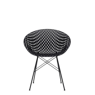 Kartell Smatrik armchair for indoor use Kartell Black 09 - Buy now on ShopDecor - Discover the best products by KARTELL design