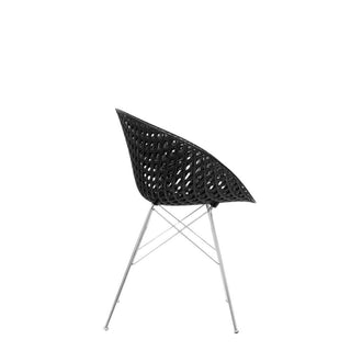 Kartell Smatrik armchair with chromed legs for indoor use - Buy now on ShopDecor - Discover the best products by KARTELL design