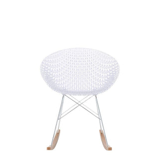 Kartell Smatrik rocking chair with chromed legs Kartell Crystal B4 - Buy now on ShopDecor - Discover the best products by KARTELL design
