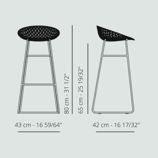 Kartell Smatrik stool for indoor use - Buy now on ShopDecor - Discover the best products by KARTELL design