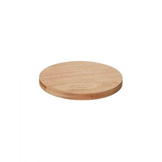 KnIndustrie ABCT Lid/Trivet - natural mahogany 16 cm - 6.30 inch - Buy now on ShopDecor - Discover the best products by KNINDUSTRIE design
