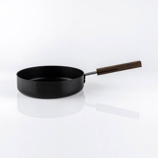 KnIndustrie Black Low Casserole - black 24 cm - 9.45 inch - Buy now on ShopDecor - Discover the best products by KNINDUSTRIE design