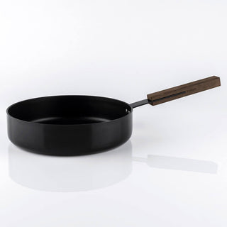 KnIndustrie Black Low Casserole - black 28 cm - 11.03 inch - Buy now on ShopDecor - Discover the best products by KNINDUSTRIE design