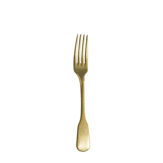KnIndustrie Brick Lane dessert fork PVD Gold - Buy now on ShopDecor - Discover the best products by KNINDUSTRIE design