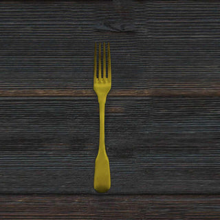 KnIndustrie Brick Lane serving fork PVD Gold - Buy now on ShopDecor - Discover the best products by KNINDUSTRIE design