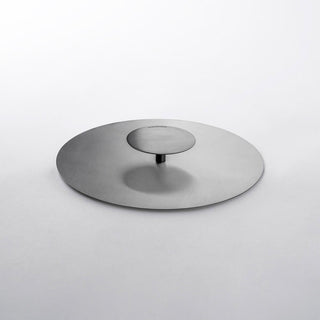 KnIndustrie Crete Lid - in satin steel 17 cm - 6.70 inch - Buy now on ShopDecor - Discover the best products by KNINDUSTRIE design