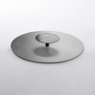 KnIndustrie Crete Lid - in satin steel 24 cm - 9.45 inch - Buy now on ShopDecor - Discover the best products by KNINDUSTRIE design