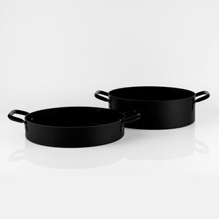 KnIndustrie Eat Big Black Casserole diam. 36 cm. steel - Buy now on ShopDecor - Discover the best products by KNINDUSTRIE design