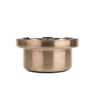 KnIndustrie Foodwear Casserole - bottom in steel - bronze 20 cm - 7.88 inch - Buy now on ShopDecor - Discover the best products by KNINDUSTRIE design