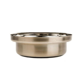 KnIndustrie Foodwear Low Casserole - bottom in steel - bronze - Buy now on ShopDecor - Discover the best products by KNINDUSTRIE design