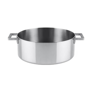KnIndustrie Norma Low Casserole - steel 24 cm - 9.45 inch - Buy now on ShopDecor - Discover the best products by KNINDUSTRIE design