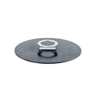 KnIndustrie Stone Work Lid/Cake Stand - gres black 30 cm - 11.82 inch - Buy now on ShopDecor - Discover the best products by KNINDUSTRIE design
