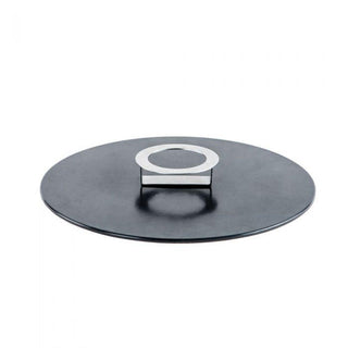 KnIndustrie Stone Work Lid/Cake Stand - gres black 34 cm - 13.39 inch - Buy now on ShopDecor - Discover the best products by KNINDUSTRIE design