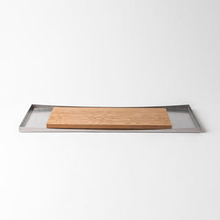 KnIndustrie The Cedar Plank smoking set in cedar with tray - Buy now on ShopDecor - Discover the best products by KNINDUSTRIE design