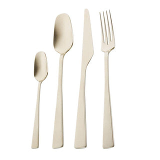 KnIndustrie Zest Set 24 cutlery - pvd champagne - Buy now on ShopDecor - Discover the best products by KNINDUSTRIE design