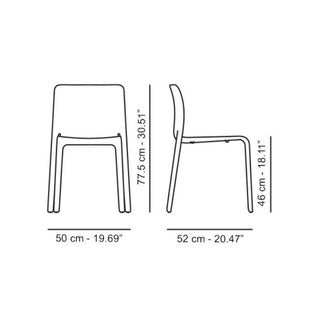 Magis First stacking chair - Buy now on ShopDecor - Discover the best products by MAGIS design