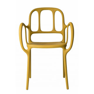 Magis Milà stacking chair Magis Yellow 1666C - Buy now on ShopDecor - Discover the best products by MAGIS design