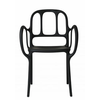 Magis Milà stacking chair Magis Black 1769C - Buy now on ShopDecor - Discover the best products by MAGIS design