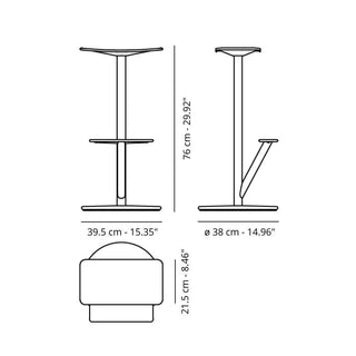 Magis Sequoia high stool h. 76 cm. - Buy now on ShopDecor - Discover the best products by MAGIS design
