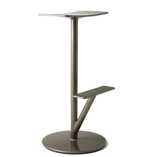 Magis Sequoia high stool h. 76 cm. Magis Metallic grey 5261 - Buy now on ShopDecor - Discover the best products by MAGIS design