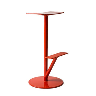 Magis Sequoia medium stool h. 66 cm. Magis Coral red 5259 - Buy now on ShopDecor - Discover the best products by MAGIS design
