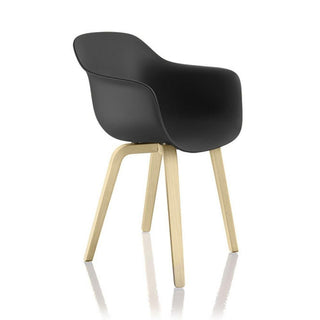 Magis Substance armchair in ash Magis Black/Natural ash - Buy now on ShopDecor - Discover the best products by MAGIS design