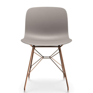 Magis Troy Wireframe chair in polypropylene with copper structure Magis Beige 1733C - Buy now on ShopDecor - Discover the best products by MAGIS design