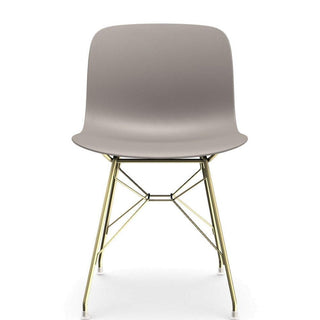 Magis Troy Wireframe chair in polypropylene with golden structure Magis Beige 1733C - Buy now on ShopDecor - Discover the best products by MAGIS design