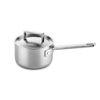 Mepra Attiva Vintage casserole one handle with lid diam. 14 cm. pewter - Buy now on ShopDecor - Discover the best products by MEPRA design