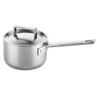 Mepra Attiva Vintage casserole one handle with lid diam. 16 cm. pewter - Buy now on ShopDecor - Discover the best products by MEPRA design