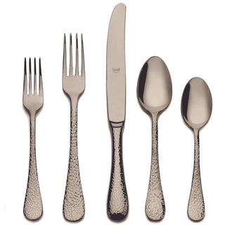 Mepra Epoque 5-piece flatware set Mepra Champagne - Buy now on ShopDecor - Discover the best products by MEPRA design