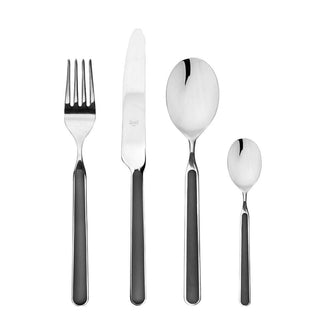 Mepra Fantasia 24-piece flatware set Mepra Fantasia Black - Buy now on ShopDecor - Discover the best products by MEPRA design