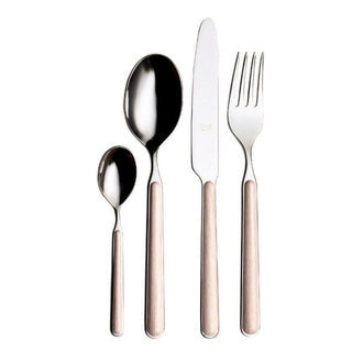 Mepra Fantasia 24-piece flatware set Mepra Fantasia Pale Pink - Buy now on ShopDecor - Discover the best products by MEPRA design