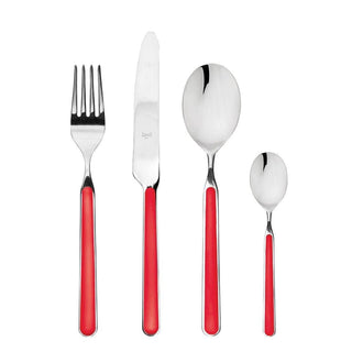 Mepra Fantasia 24-piece flatware set Mepra Fantasia Red - Buy now on ShopDecor - Discover the best products by MEPRA design