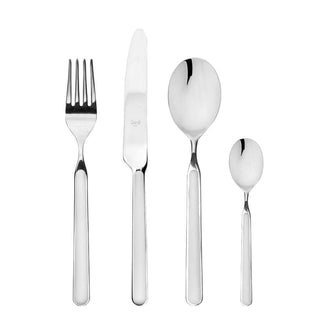 Mepra Fantasia 24-piece flatware set Mepra Fantasia White - Buy now on ShopDecor - Discover the best products by MEPRA design