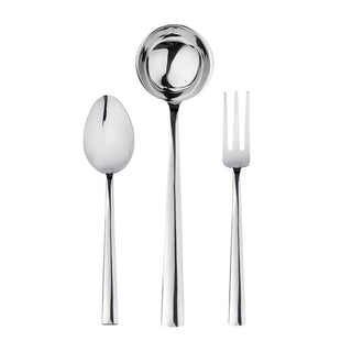 Mepra Levantina 3-piece serving set stainless steel - Buy now on ShopDecor - Discover the best products by MEPRA design