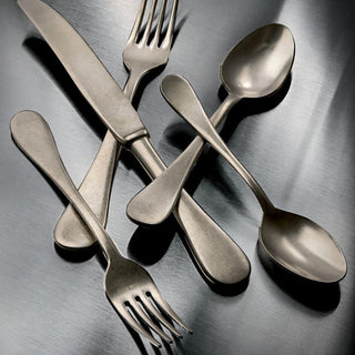 Mepra Michelangelo Vintage 20-piece flatware set pewter - Buy now on ShopDecor - Discover the best products by MEPRA design