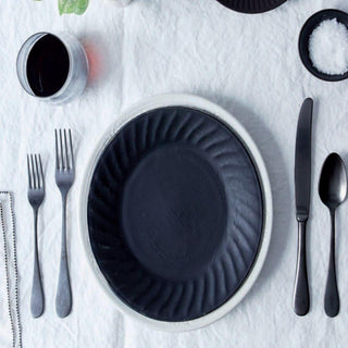 Mepra Michelanelo Vintage 7-piece full serving set pewter - Buy now on ShopDecor - Discover the best products by MEPRA design