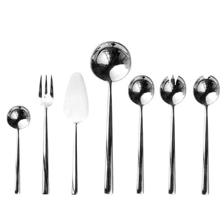 Mepra Movida 7-piece full serving set stainless steel - Buy now on ShopDecor - Discover the best products by MEPRA design