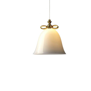 Moooi Bell Lamp Small suspension lamp with gold bow - Buy now on ShopDecor - Discover the best products by MOOOI design