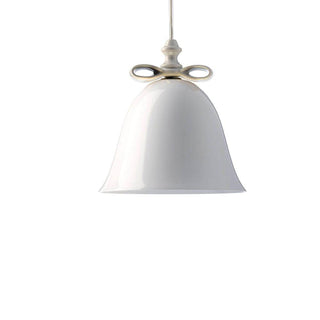 Moooi Bell Lamp suspension lamp with white bow and lampshade White - Buy now on ShopDecor - Discover the best products by MOOOI design