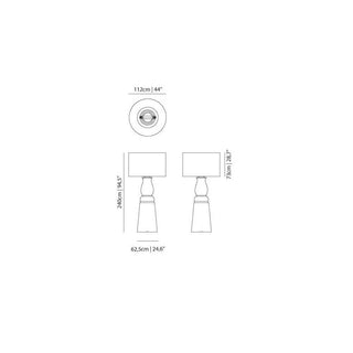 Moooi Farooo Large dimmable floor lamp white - Buy now on ShopDecor - Discover the best products by MOOOI design