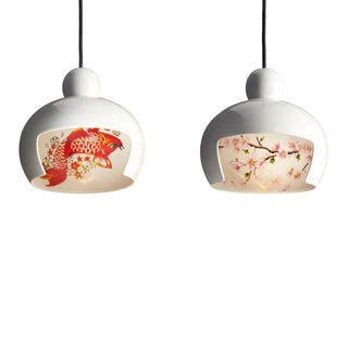 Moooi Juuyo suspension lamp with peach flower decor - Buy now on ShopDecor - Discover the best products by MOOOI design