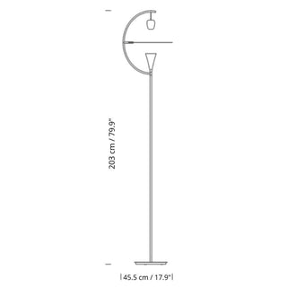 Nemo Lighting Newton LED floor lamp black - Buy now on ShopDecor - Discover the best products by NEMO CASSINA LIGHTING design