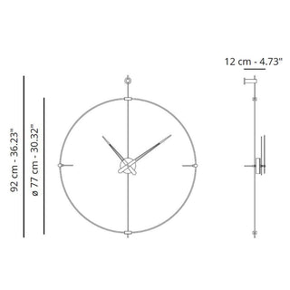 Nomon Mini Bilbao G wall clock - Buy now on ShopDecor - Discover the best products by NOMON design