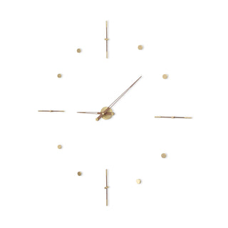 Nomon Mixto diam.125 cm. wall clock Brass - Buy now on ShopDecor - Discover the best products by NOMON design