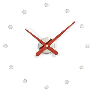 Nomon Rodòn Mini L wall clock made of wood Red - Buy now on ShopDecor - Discover the best products by NOMON design