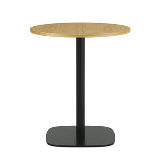 Normann Copenhagen Form Café table with oak top diam. 23.63 inch, h. 29.34 inch - Buy now on ShopDecor - Discover the best products by NORMANN COPENHAGEN design