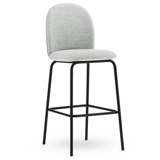 Normann Copenhagen Ace stool full upholstery black steel and seat h. 75 cm. Normann Copenhagen Ace Synergy LDS08 - Buy now on ShopDecor - Discover the best products by NORMANN COPENHAGEN design